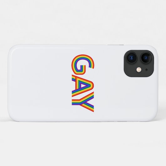 GAY Case-Mate iPhone CASE (Achterkant (horizontaal))
