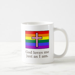 Gay Christelijke vlag slogan Koffiemok