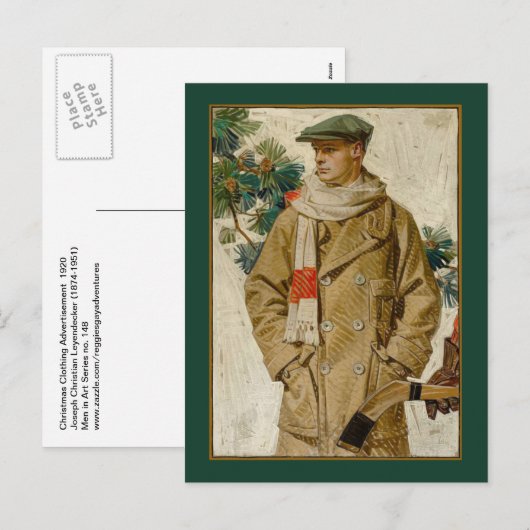 Gay Christmas Feestdagenkaart (Voorkant / Achterkant)