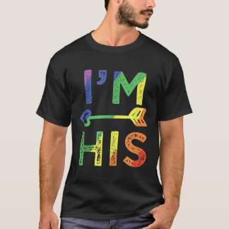 Gay Couple komt overeen met zijn LGBT Pride T-shirt