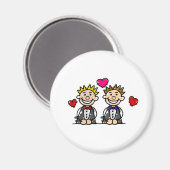 Gay Couple Magneet (Voorkant / Achterkant)