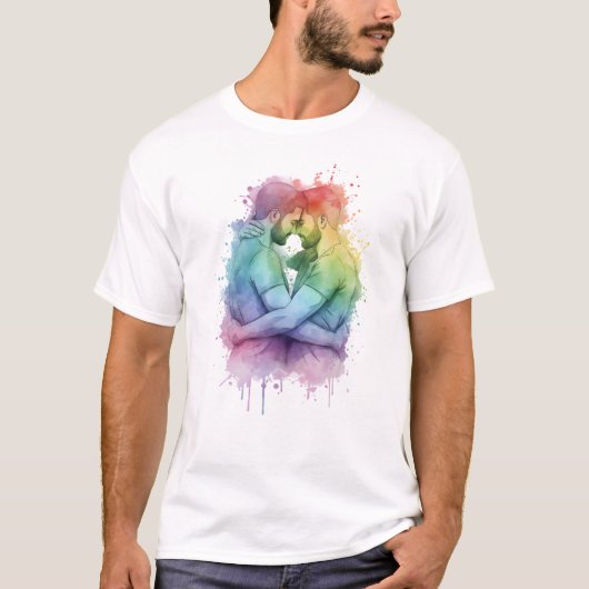 GAY COUPLE T-Shirt | Gay Pride for Men | LGBTQ (Voorkant)