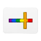 Gay Cross Magneet (Horizontaal)