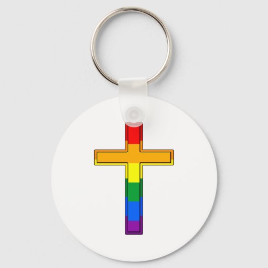 Gay Cross Sleutelhanger (Voorkant)