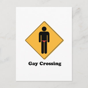 GAY CROSSING BRIEFKAART
