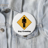 Gay Crossing Ronde Button 4,0 Cm (In situ)