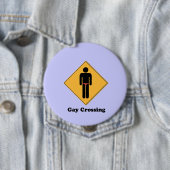 GAY CROSSING RONDE BUTTON 4,0 CM (In situ)