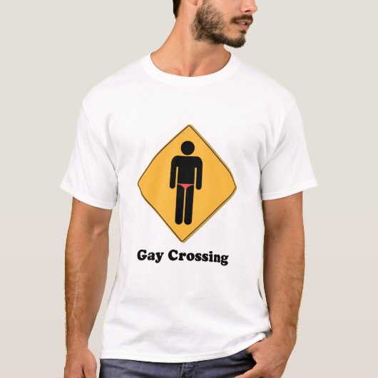 Gay Crossing T-shirt (Voorkant)