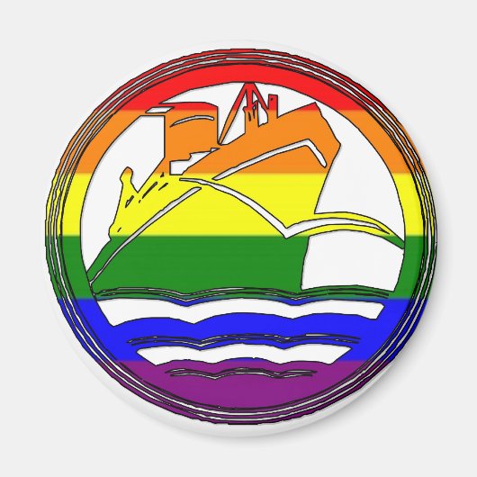 Gay Cruise 2 Magneet (Voorkant)