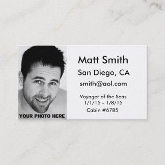 Gay Cruise Card Visitekaartje