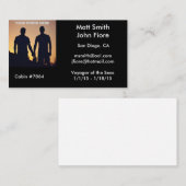 Gay Cruise Card Visitekaartje (Voorkant / Achterkant)