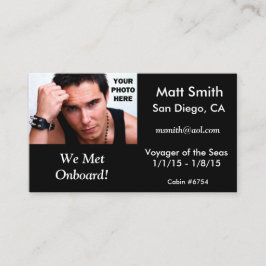 Gay Cruise Card Visitekaartje
