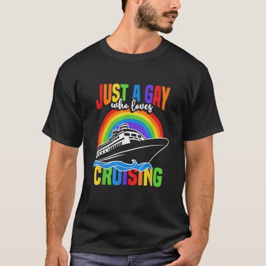 Gay Cruise Cruise Zomervakantie T-shirt (Voorkant)