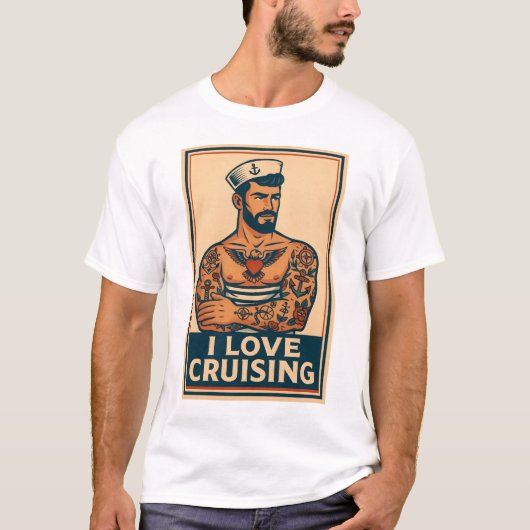 Gay Cruising T-Shirt | Gay Pride for Men | LGBTQ (Voorkant)