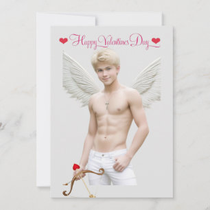 Gay Cupid Twink Valentijnsdag Persoonlijk Feestdagenkaart