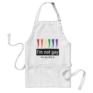 Gay Dad Apron Standaard Schort