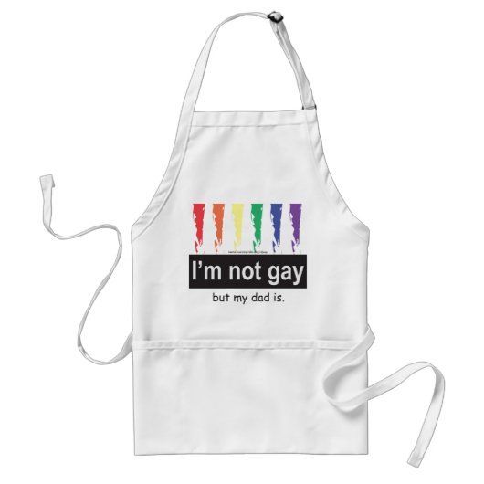 Gay Dad Apron Standaard Schort (Voorkant)