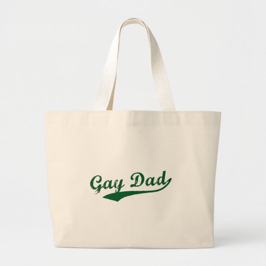 Gay Dad Grote Tote Bag (Voorkant)
