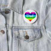 Gay Dad Squared LGBT Ronde Button 5,7 Cm (In situ)