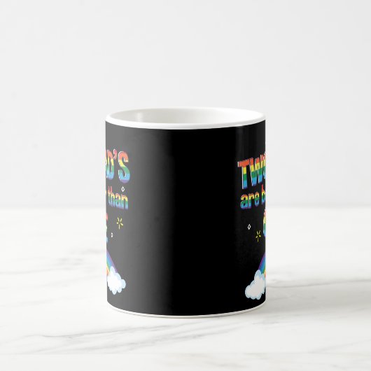 Gay Dads Fathers Day Koffee Mok LGBT Pride Gift (Center)