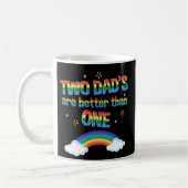 Gay Dads Fathers Day Koffee Mok LGBT Pride Gift (Links)