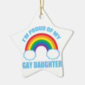Gay Daughter Keramisch Ornament (Links)