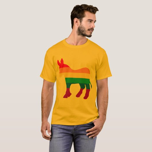 GAY DEMOCRAT T-SHIRT (Voorkant volledig)