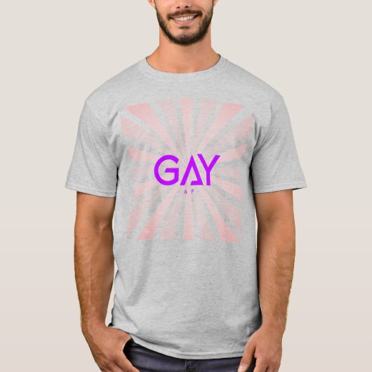 Gay Dimension Paarse T-shirt (Voorkant)