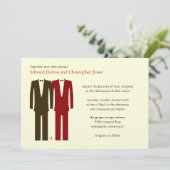 Gay doet de Wiskunde lichte herfst Uitnodigingen (Staand voorkant)