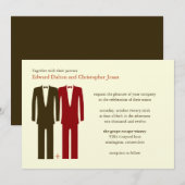 Gay doet de Wiskunde lichte herfst Uitnodigingen (Voorkant / Achterkant)