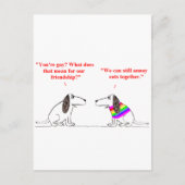 Gay Dog Cartoon 45 Briefkaart (Voorkant)