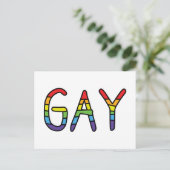 Gay Doodle-ontwerp Briefkaart (Staand voorkant)