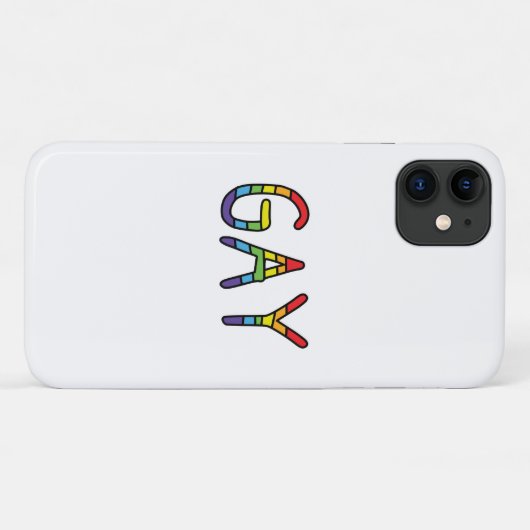 Gay Doodle-ontwerp Case-Mate iPhone Case (Achterkant (horizontaal))