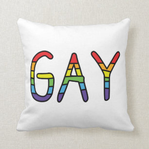 Gay Doodle-ontwerp Kussen