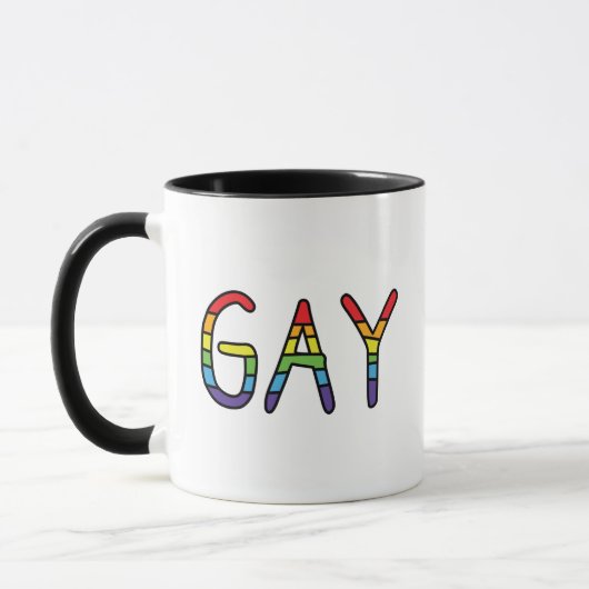 Gay Doodle-ontwerp Mok (Links)