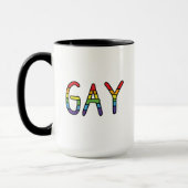 Gay Doodle-ontwerp Mok (Links)