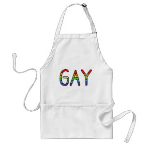Gay Doodle-ontwerp Standaard Schort