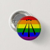 Gay Druïde Ronde Button 3,2 Cm (Voorkant /achterkant)