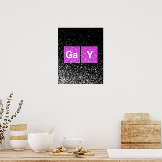 GAY ELEMENTS POSTER (Keuken)