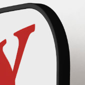 Gay en hoge retro LGBTQ Pride vlag Pickleball Paddle (Links Detail)