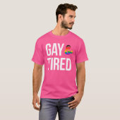 Gay en moe t-shirt (Voorkant volledig)