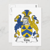 Gay Family Crest Briefkaart (Voorkant / Achterkant)