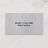 Gay faux leer textuur achtergrond visitekaartje (Voorkant)