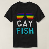 Gay Fish Pride T-shirt (Design voorkant)