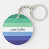 Gay Flag Love is Love Custom Sleutelhanger (Achterkant)