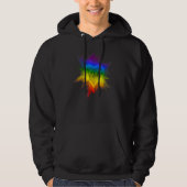 Gay Flag Pride Rainbow Top Exploding Liefde LGBTQ (Voorkant)