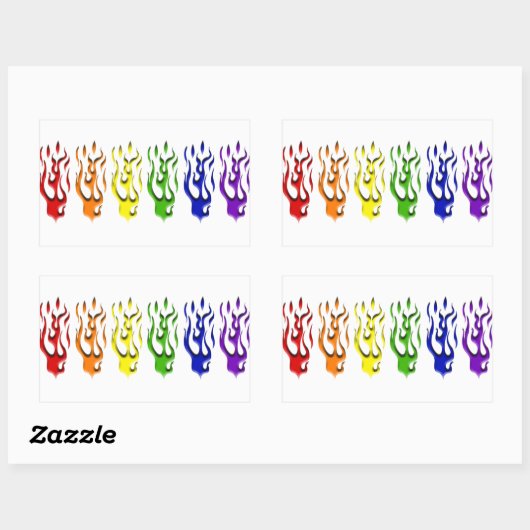 Gay Flames Stickers (Vel)