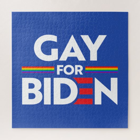 GAY FOR JOE BIDEN LEGPUZZEL (Verticaal)