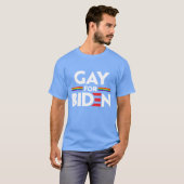 GAY FOR JOE BIDEN T-SHIRT (Voorkant volledig)