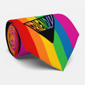 Gay Friendly Triangle Stropdas (Opgerold)